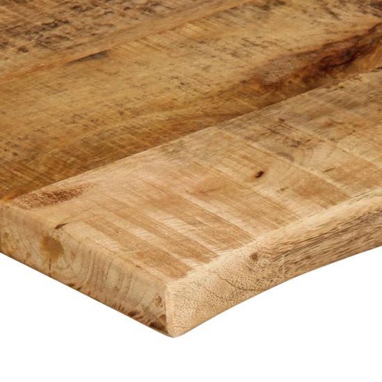Tafelblad rechthoekig 140x30x2,5 cm massief gerecycled hout