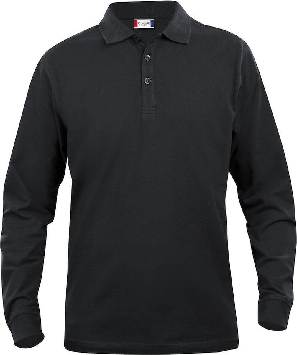 Clique Classic Lincoln L/S 028245 - Zwart - 5XL