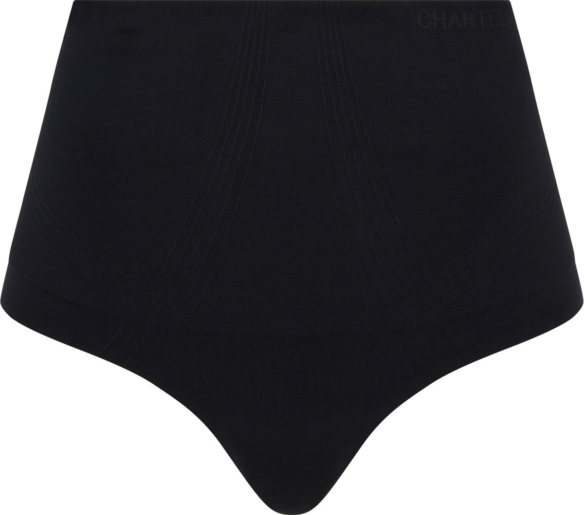 Chantelle - Smooth Comfort - Full Briefs met Hoge Taille - verstevigend - onzichtbaar - ZWART