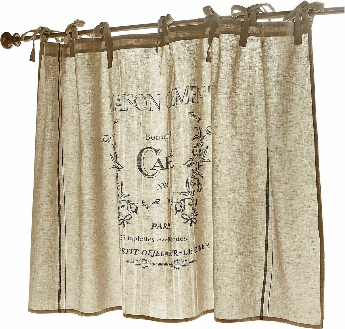 Loberon Schuifgordijn Girest beige