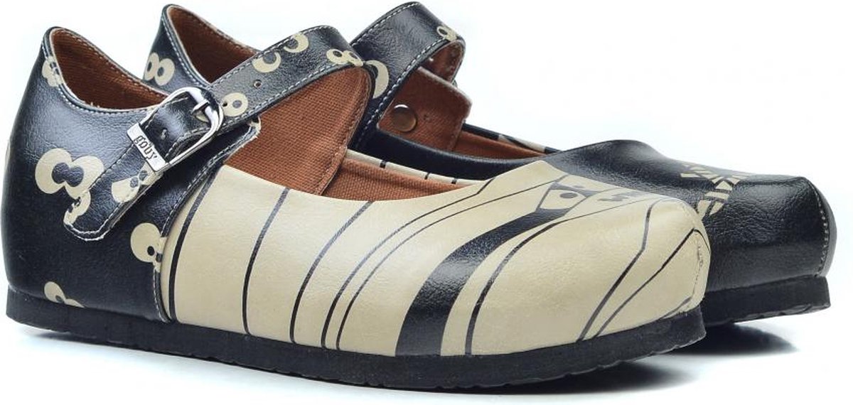GOBY Who Are There Clogs Sandalen Hoge kwaliteit Handmade Meisjesprint