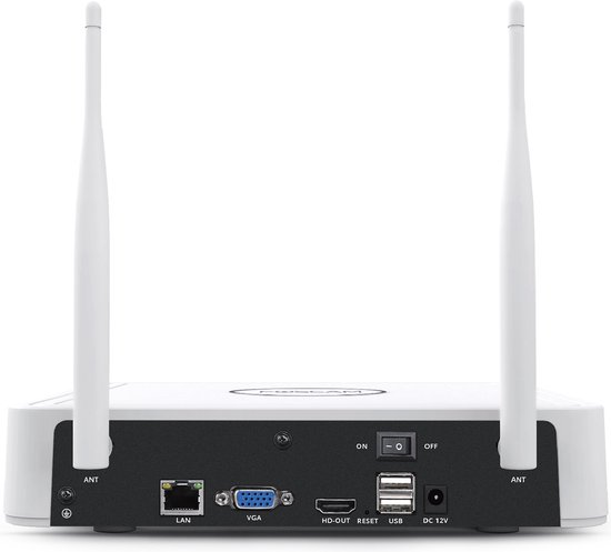 Foscam FN8108W-B4-1T Kit Beveiligingscamera Set - 4 Camera's - Draadloos - 1TB Geheugen - Nachtzicht 30m - Mesh netwerk - 3MP - Wifi - Wit van Foscam — afbeelding 4