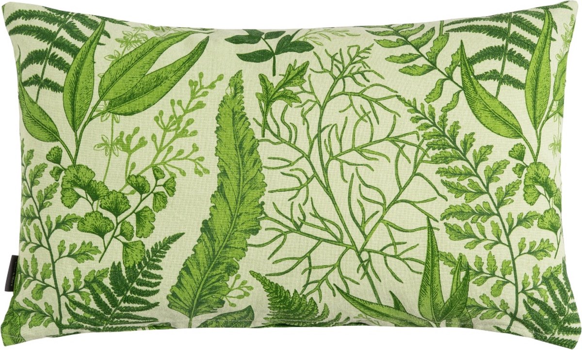 Mars & More Fern Print kussen groen 30x50cm