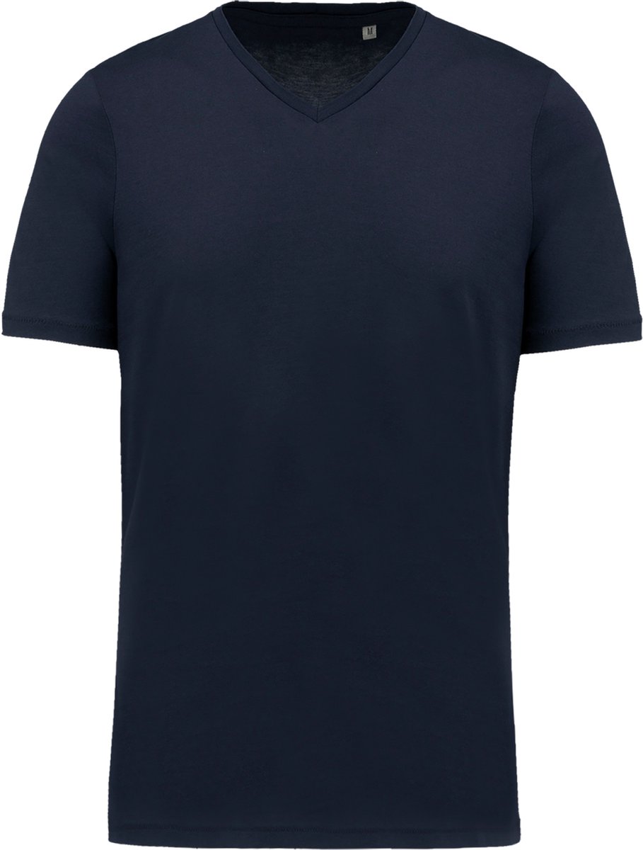 Kariban Heren-t-shirt Supima® V-hals korte mouwen K3002 - Navy - S