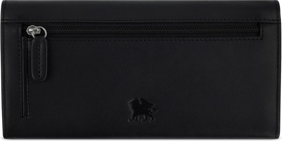mano Cuir Porte-monnaie Don Andrea RFID Lady Wallet Black Noir