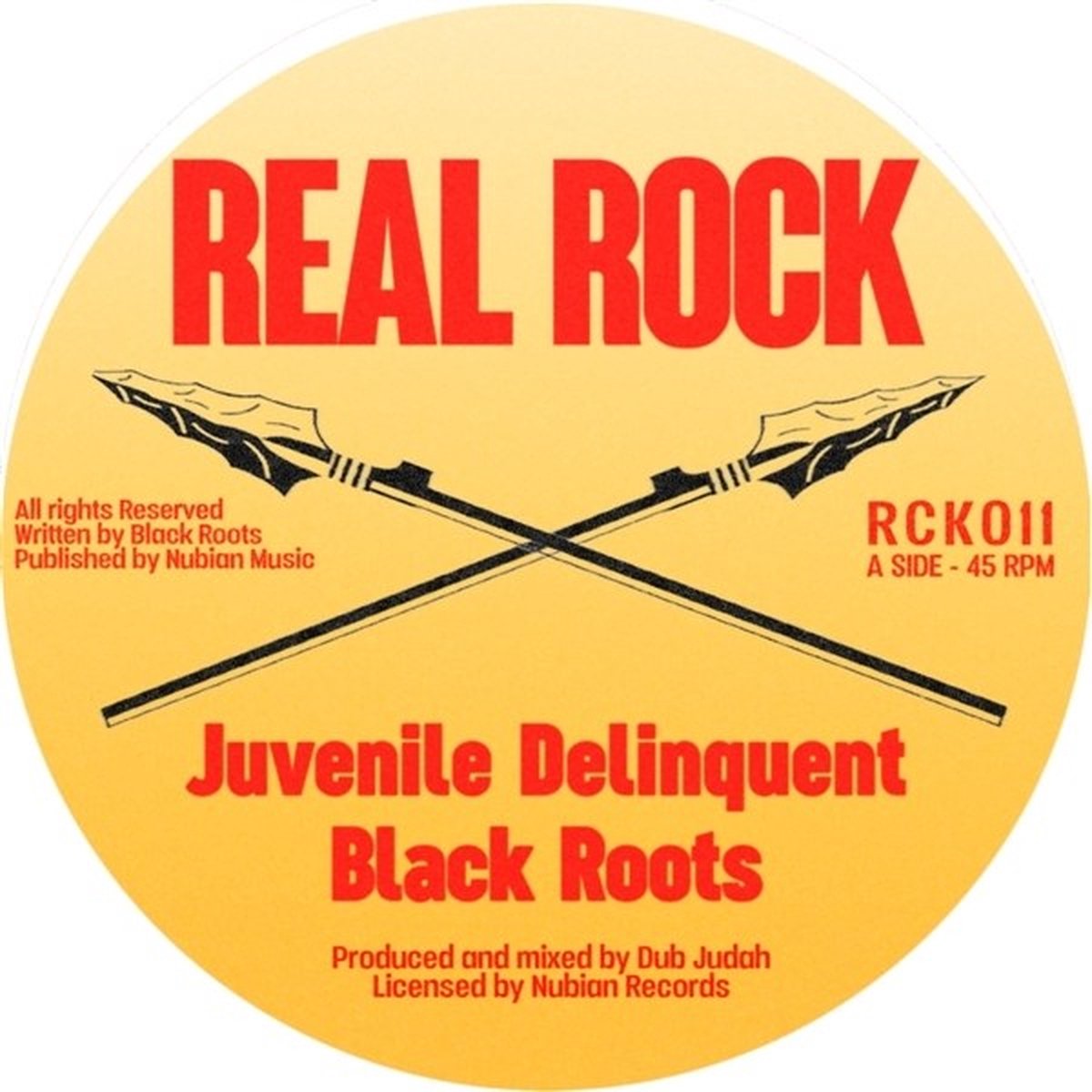Black Roots - Juvenile Delinquent / Dub The Youth (7" Single)