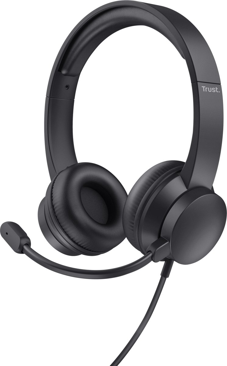 Trust HS-150 Headset Bedraad Hoofdband Kantoor/callcenter Zwart