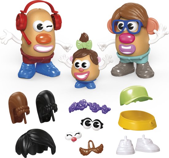 Potato Head set De Potato familie - Kleuterspeelgoed voor peuters - 44-delige set