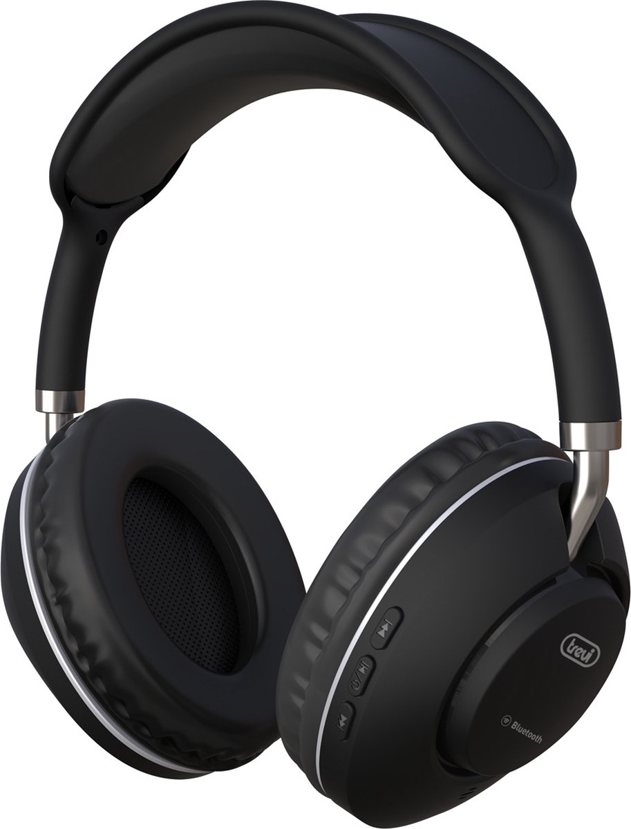 Trevi DJ 12E42 BT Headset Bedraad en draadloos Hoofdband Oproepen/muziek Zwart