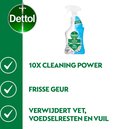 Spray nettoyant tout usage antibactérien Dettol avec 10x pouvoir nettoyant, parfum frais et élimine la graisse.