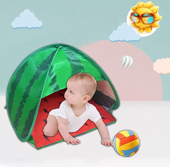 Pop-Up Strandtent/Zonnescherm Voor 4 Personen, UPF 50 Bescherming Draagbare Strandtent Met Draagtas En Grondankers Lichtgewicht Strandparasol Voor Kamperen Vissen Picknicken Zonnetent P 010739794055