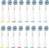 Bol.com 16x Tandenborstel opzetstukjes geschikt voor Oral B - Vervanging 3D White EB18 aanbieding