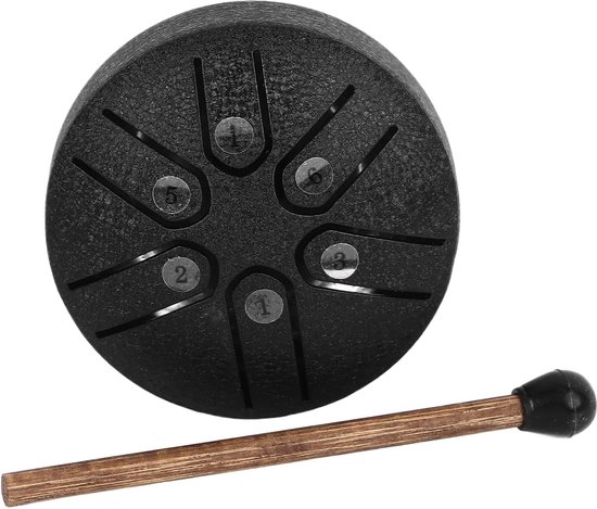 Liakai Tongtrommel, 15 tonen, 35 cm, etherische D-majeur trommel, stalen tong, drummer, schijftrommel, percussie-instrument, draagtas, notitiesticks, meditatie, yoga, zazen