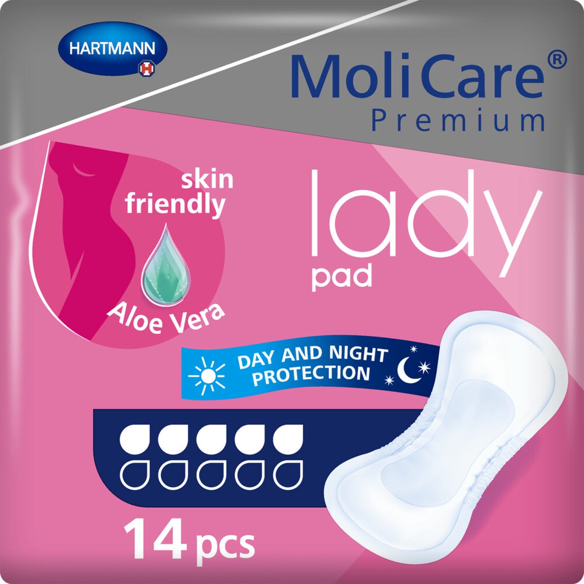 MOLICARE® PREMIUM LADY PANTS 5 Gouttes - Slip Absorbant Pants 5 Gouttes Hartmann C2x40137927