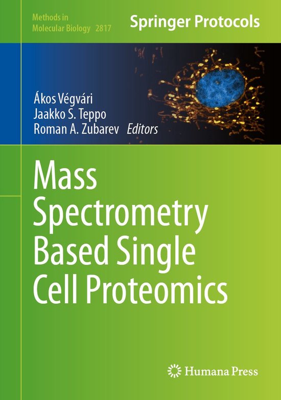 Springer Protocols - Mass Spectrometry Based Single Cell Pro ... - cover
