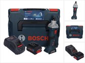 Bosch GGS 18V-20 rechte accuslijpmachine 18 V borstelloos + 1x ProCORE accu 5,5 Ah + lader + L-BOXX