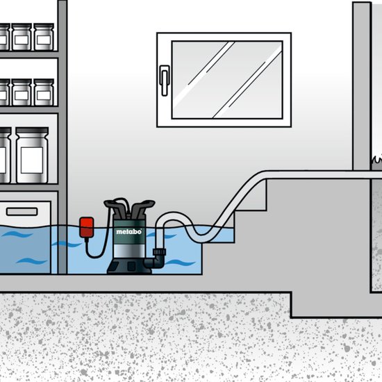 Metabo TP8000S dompelpomp schoon water — afbeelding 4