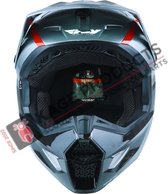 FLY Racing Kinetic Drift Ece Helmet Charcoal Lite Grey Red M - Maat M - Helm