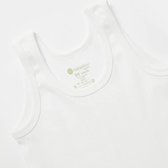 Little Label Shirt Garçons Wit - 3 Pièces - Ensemble discount - Taille 122-128 - Katoen BIO doux