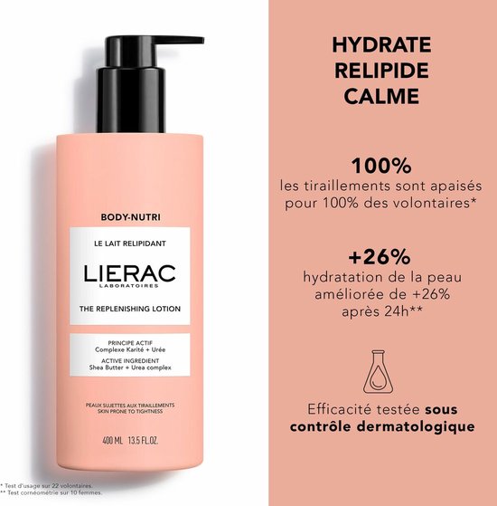 Vochtinbrengende Lichaamsmelk Lierac BODY-NUTRI 400 ml van Merkloos — afbeelding 2