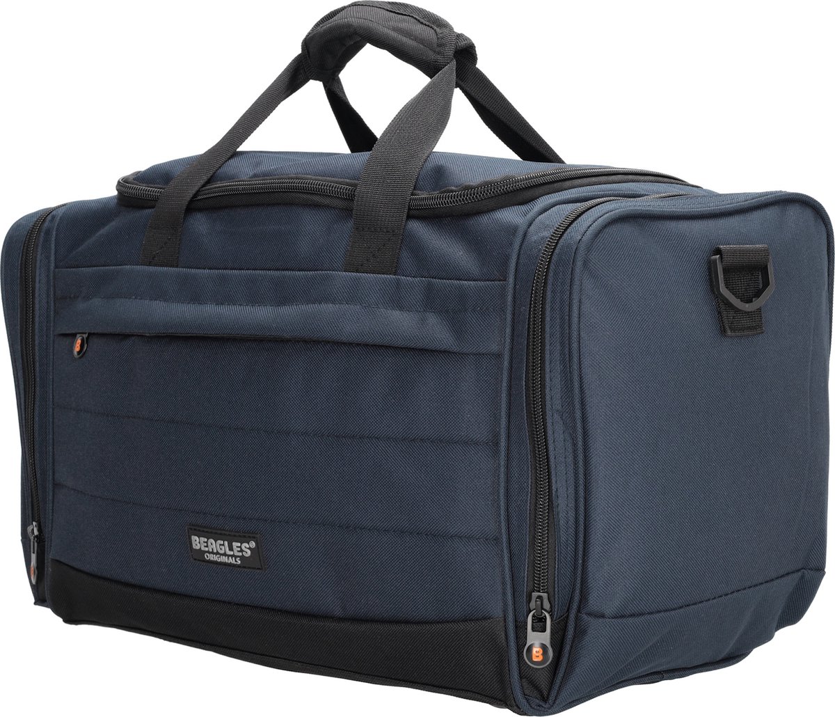 Beagles Originals Reistas Travel - Weekendtas - Geschikt als handbagage - 43 x 20 x 26 cm - Blauw