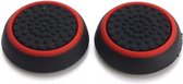 Ulanax® |Thumb Grips voor Controller - Grips - Zwart met Rood |