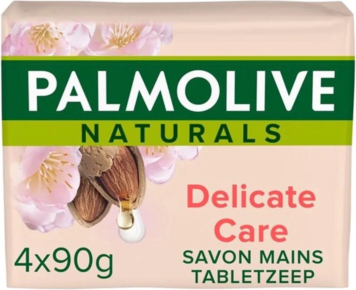 Palmolive Zeep - Delicate Care Amandel 4 x 90 g