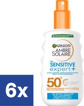 Garnier Ambre Solaire Protection SPF50+ Sensitive Expert - 6 x 200 ml