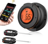MostEssential Smart BBQ Thermometer - Vleesthermometer - Inclusief Bluetooth, App & 2 Meetsondes