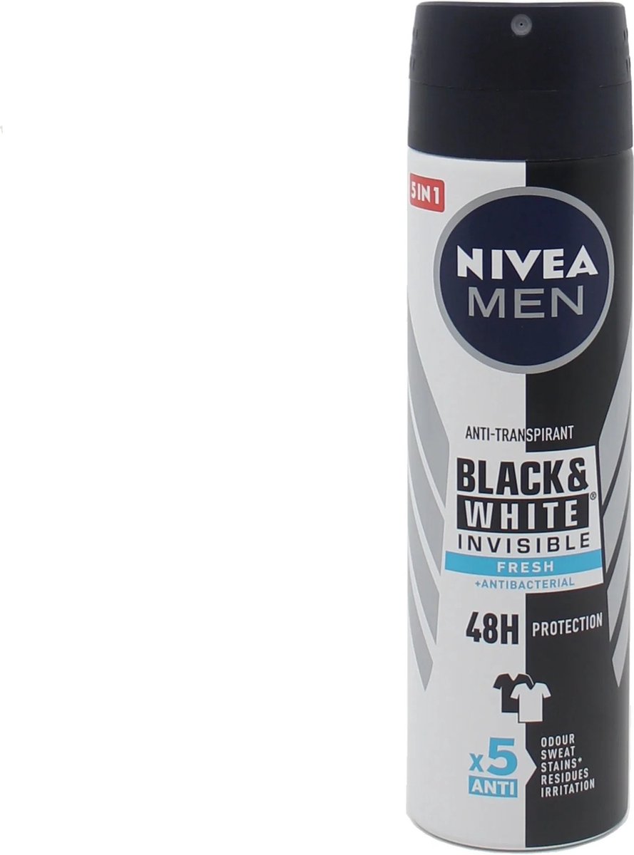 Nivea Deospray Men - Invisible Black & White Fresh - 150ml