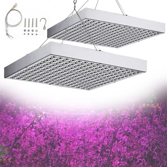 2x15W LED groeilamp - kweeklamp - full spectrum - groei & bloei - grow light -...