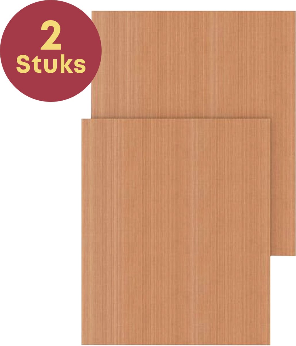 YUGN Ovenbeschermer Oven Plate Protector Sheet 2 Stuks - Ovenplaat Beschermfolie Anti-Aanbaklaag Bescherming - eBook toegang