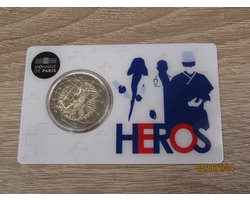 Officiële Coincard 2 euro Frankrijk 2020 : Medisch Onderzoek HEROS