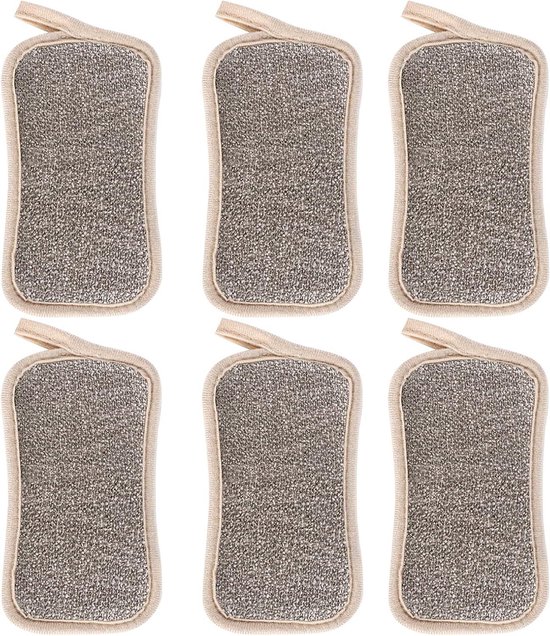 Kleine Afwasspons van Loofah Set van 2 LoofCo biologisch afbreekbaar Kleine Afwasspons van Loofah Set van 2 LoofCo biologisch afbreekbaar