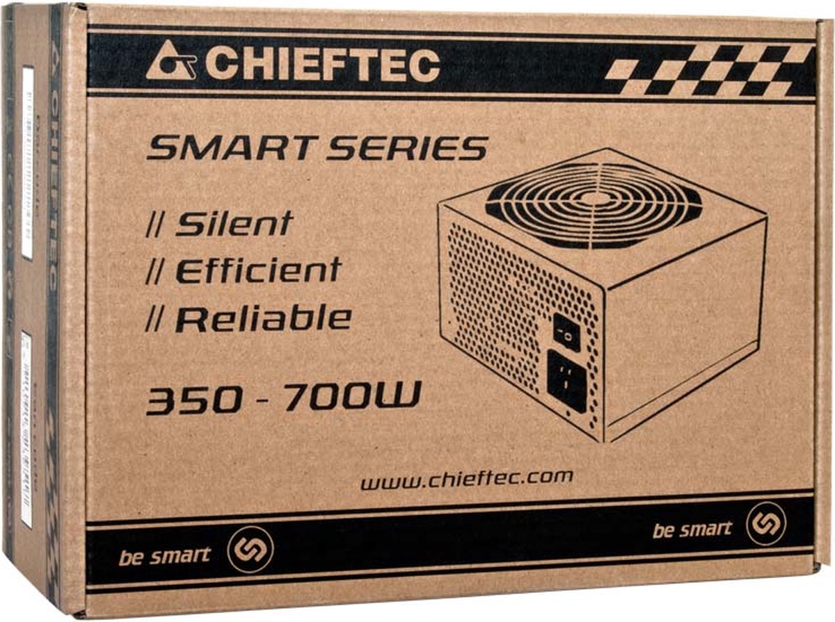 Chieftec Smart Gps-600A8 Power Supply Unit 600 W 20+4 Pin Atx Atx Zwart voeding - afbeelding 5
