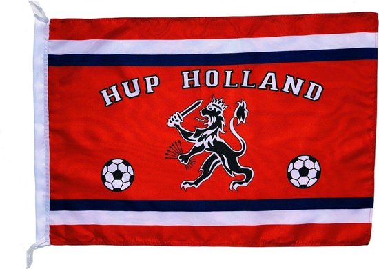 Holland oranje vlag met leeuw – 150 x 100 cm