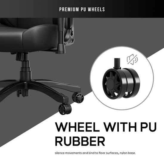 Andaseat Luna Gamingstoel - Ergonomisch met Verstelbare - €269,99