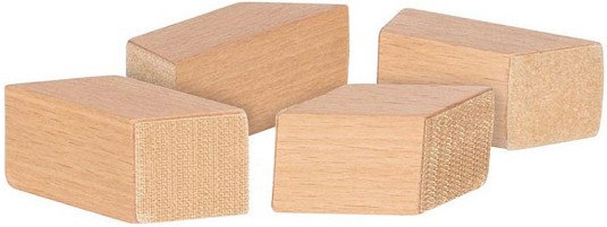 Goki Houten Zaag en Bouwblokken met Klittenbandverbinding 11dlg