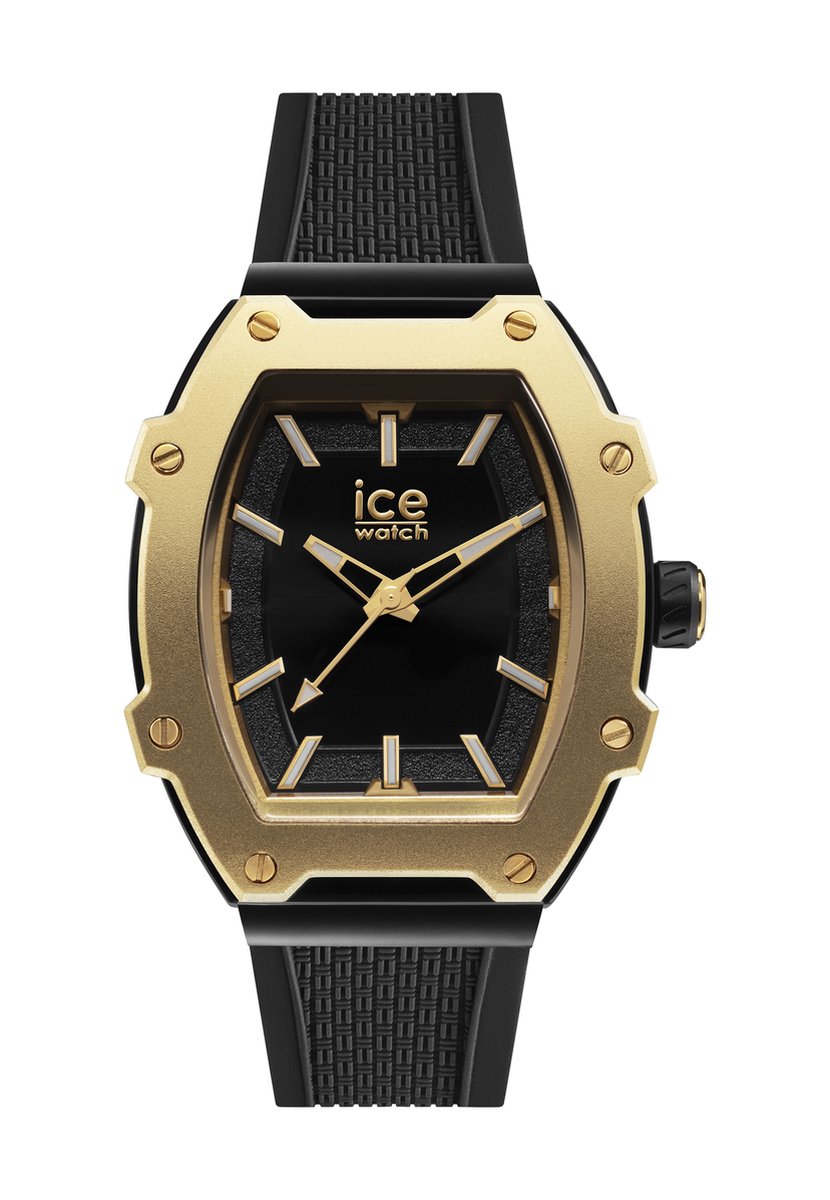 Ice Watch Ice Boliday - Black Gold 023319 Horloge - Siliconen - Zwart - Ø 41.5 mm