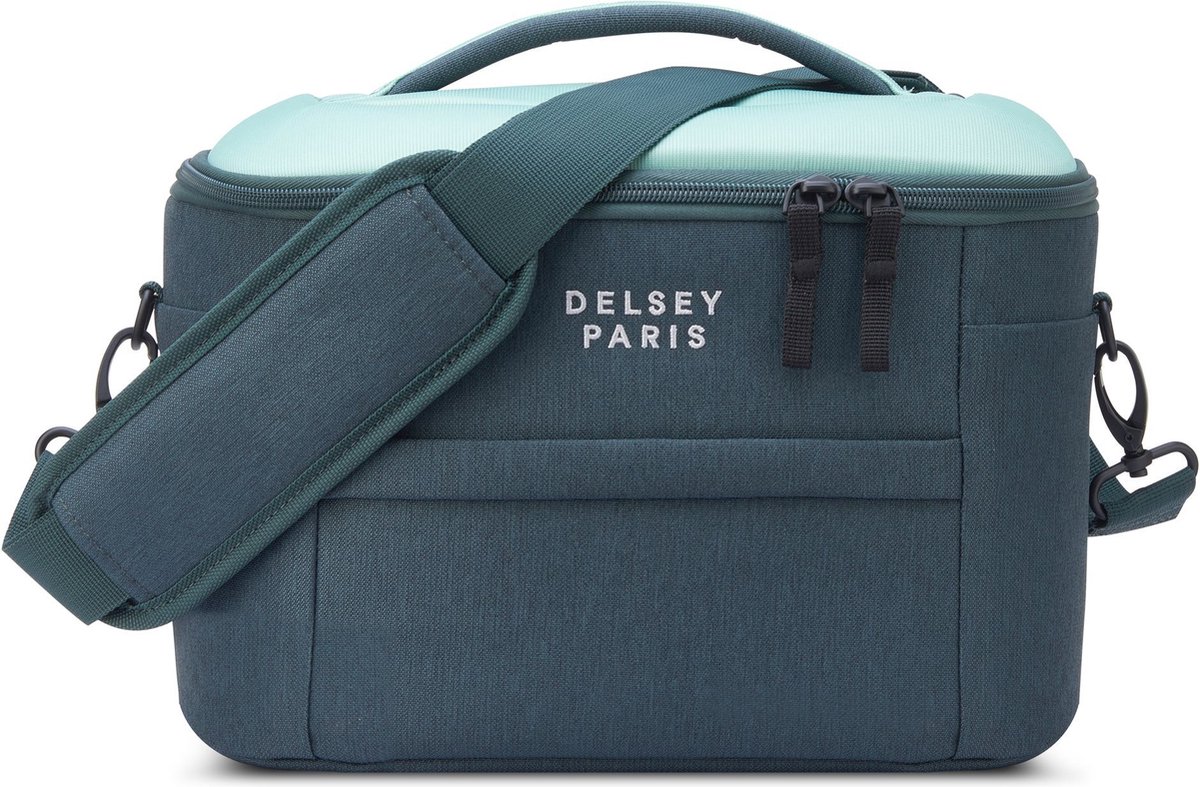 DELSEY PARIS Cosmetische tas Brochant 3 Beauty Case Green Donkergroen