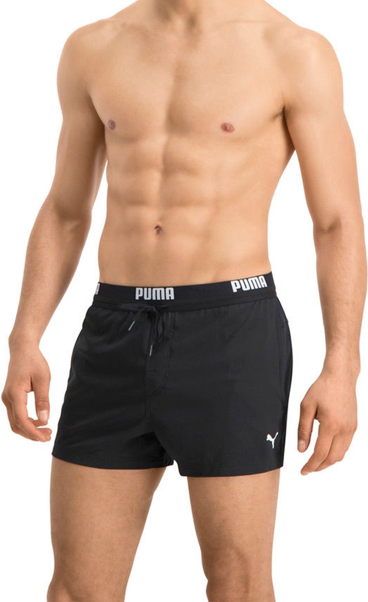 PUMA Swim Logo Short Heren Zwembroek - zwart — afbeelding 4
