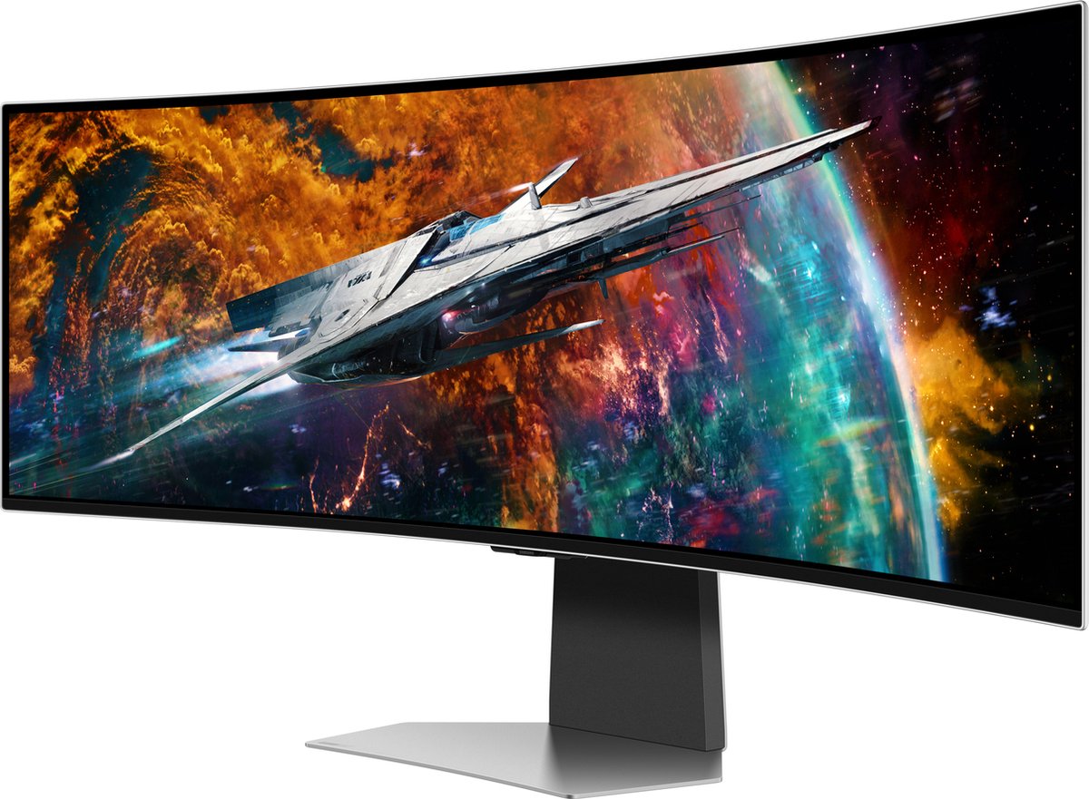 Samsung Odyssey G9 LS49CG954SUXEN - Smart OLED Gaming Monitor - Apple AirPlay - Tizen - Wi-Fi - 240hz - 49 inch thumbnail 8