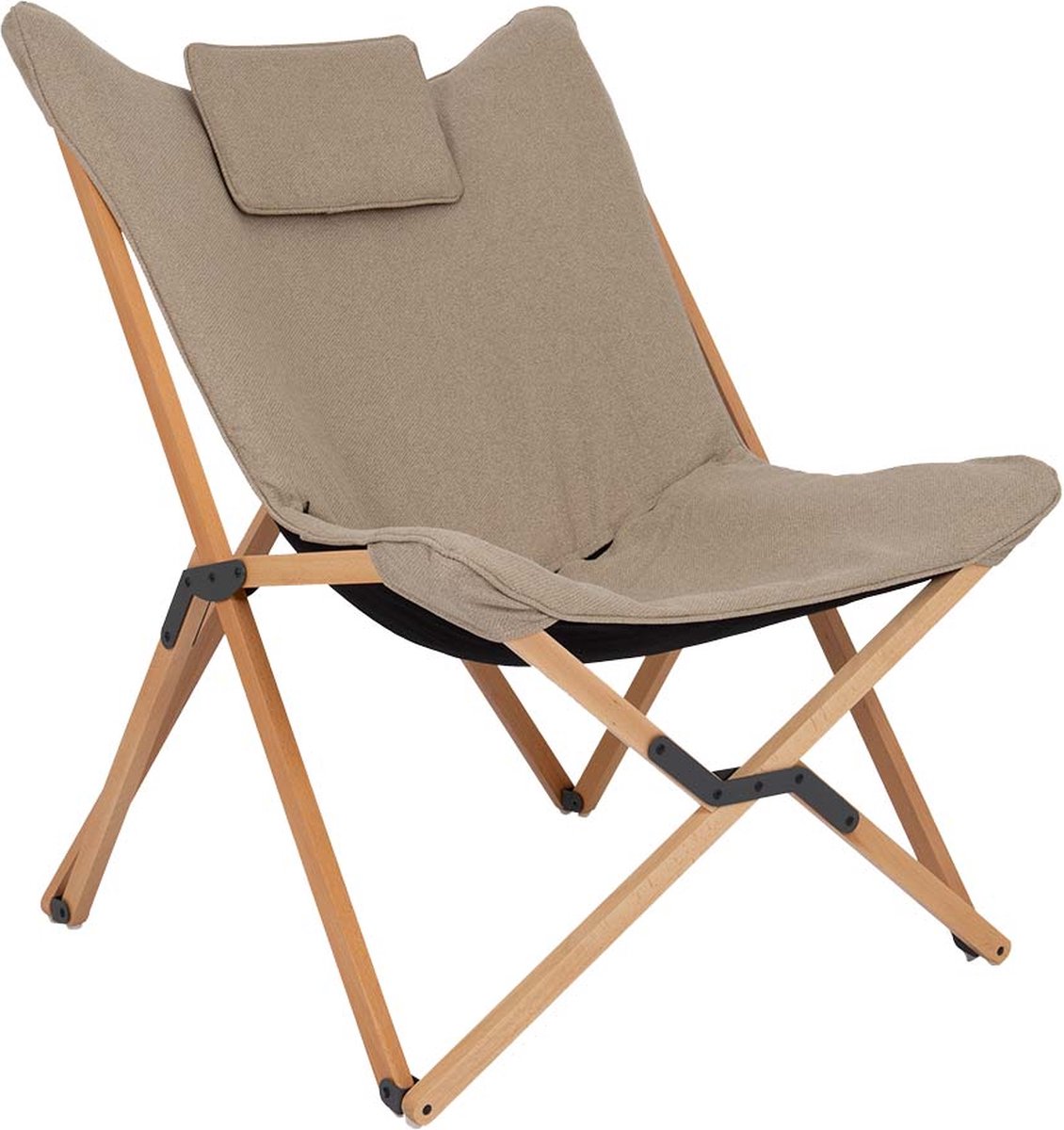 Bo-Camp Urban Outdoor collection - Relaxstoel - Wembley - L - Nika - Beige