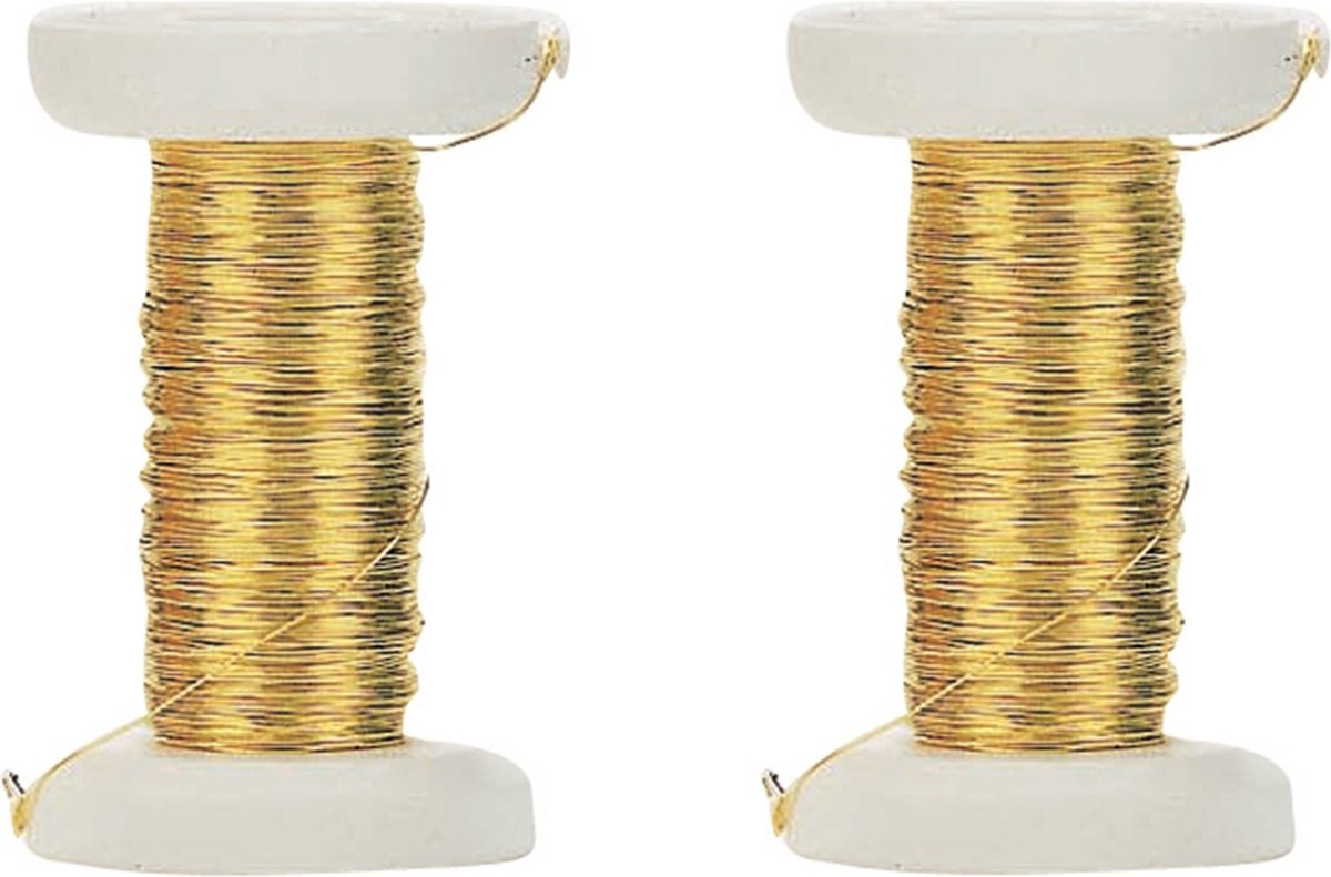 Gouden Kord 1,5 mm - 200 m voor Cadeaus en Doe-Het-Zelf Decoratie