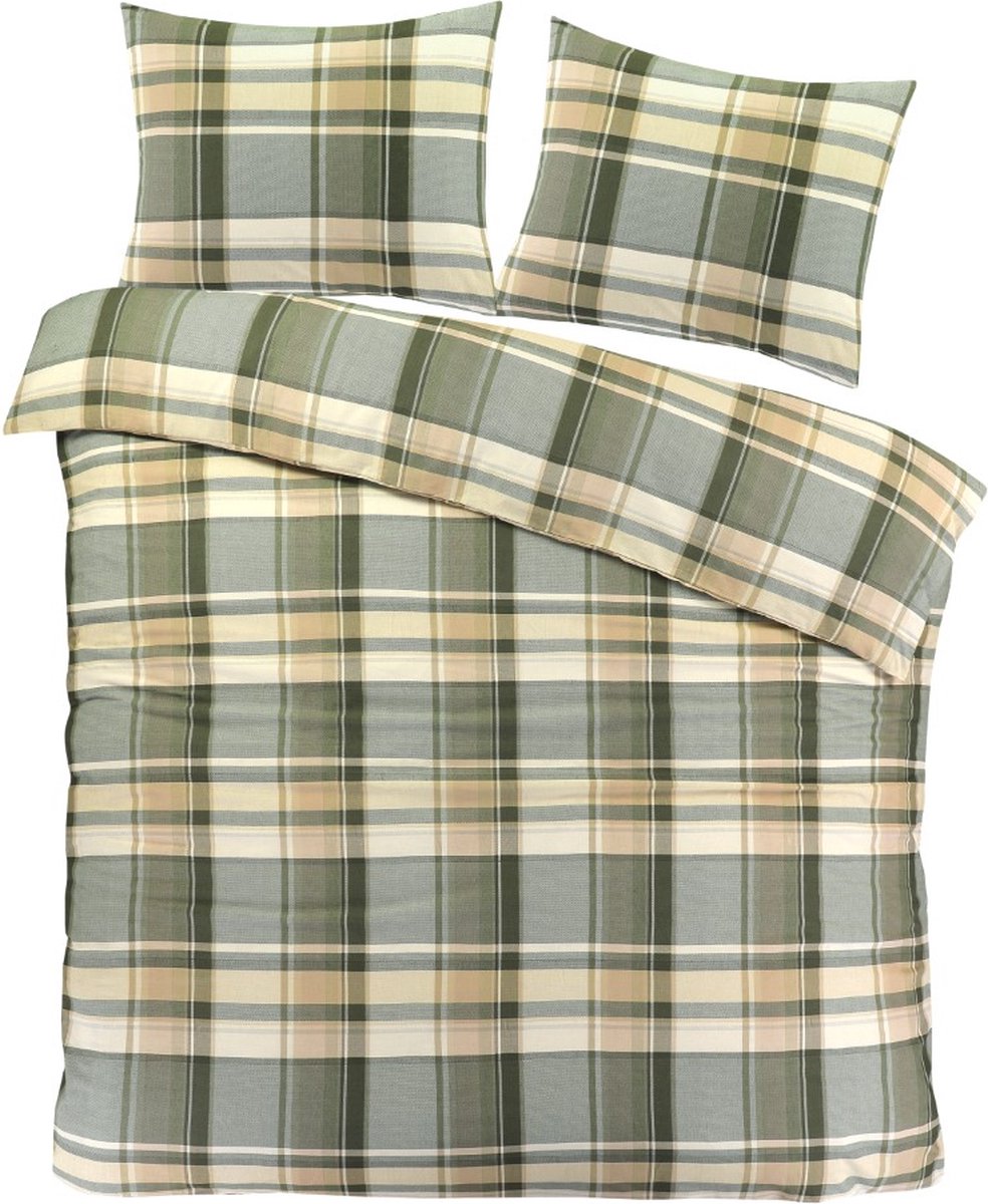 Day Dream Bram - Dekbedovertrek - Lits-jumeaux - 240 x 200/220 - Groen