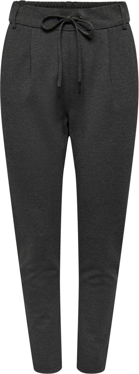 Only Broek Onlpoptrash Life Easy Col Pant Pnt 15115847 Dark Grey Melange Dames Maat - W25 X L30