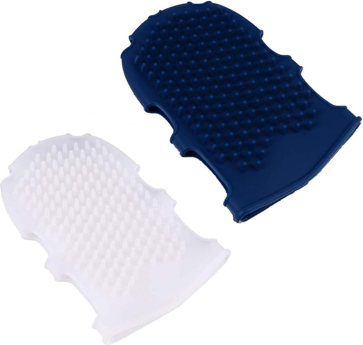 Goedkoopste Siliconen badborstel rugborstel hoofdhuid massageborstel handschoenen - peeling lichaamsborstel voor thuis spa badkamer - hotel (willekeurig