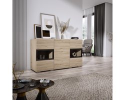 Meubel Square - Dressoir Belix - Eiken Sanremo - Commode