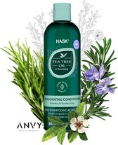 Bol.com Hask Conditioner Tea Tree Oil & Rosemary Invigorating Conditioner - Tea tree olie & rozemarijn - Hydratatieboost - Kalme... aanbieding