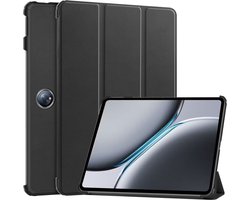 Case2go - Tablet hoes geschikt voor OnePlus Pad 2 (2024)/ OnePlus Pad Pro - Tri-fold hoes - Auto/Wake functie - Zwart